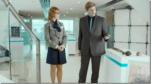 Nell Mooney and Brad McGehee in DBA in Space.