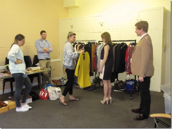 Wardrobe fitting for DBA in Space.